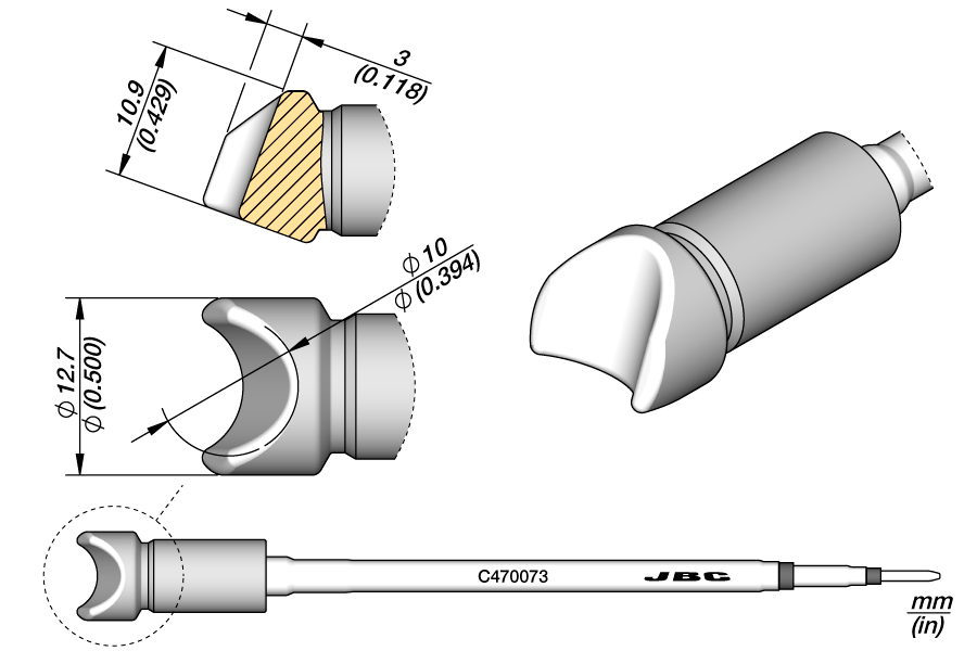 C470073 - Barrel Cartridge Ø 10